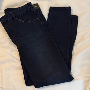 Express High Rise Women's Jeans - Dark Indigo